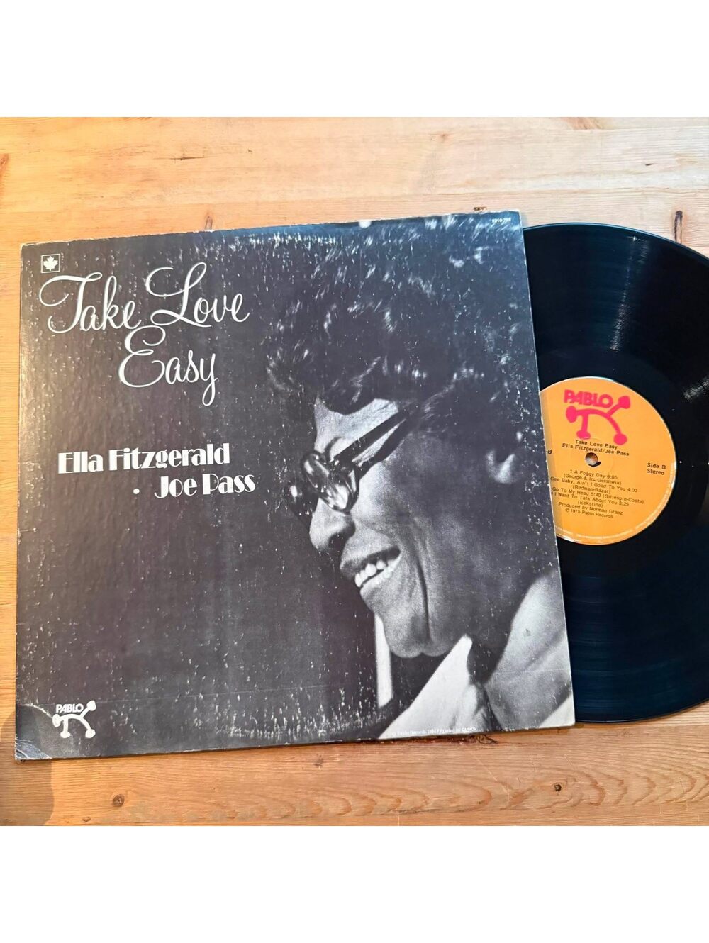 Ella Fitzgerald/Joe Pass - Take Love Easy 33rpm VG+ VR24